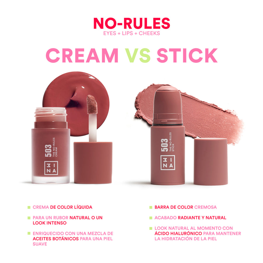 The No Rules Cream Rubor En Crema 3INA Chile 3ina Cosmetics Chile the-no-rules-cream-rubor-en-crema-3ina-chile-3ina-cosmetics-chile