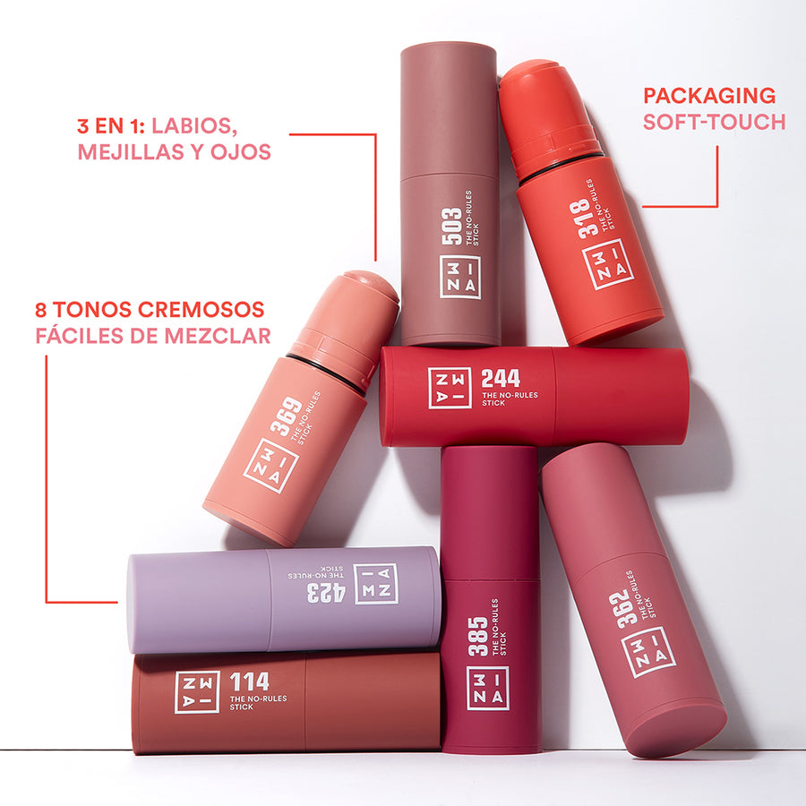 The No Rules Stick Rubor En Barra 3INA Chile 3ina Cosmetics Chile the-no-rules-stick-rubor-en-barra-3ina-chile-3ina-cosmetics-chile